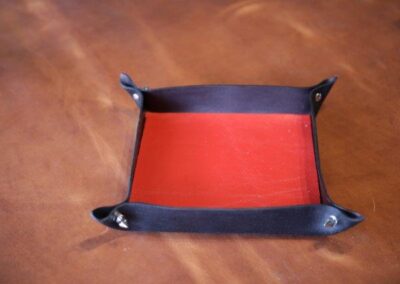 Leather tray - Devon Leather Care